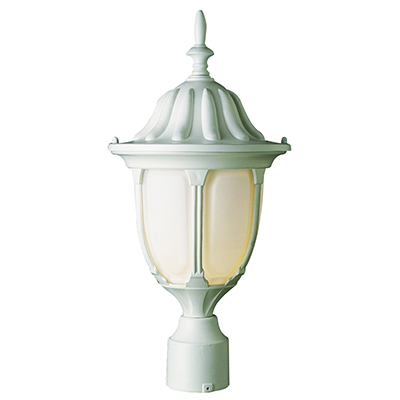 Trans Globe Lighting 4042 WH 1 Light Post Lantern in White